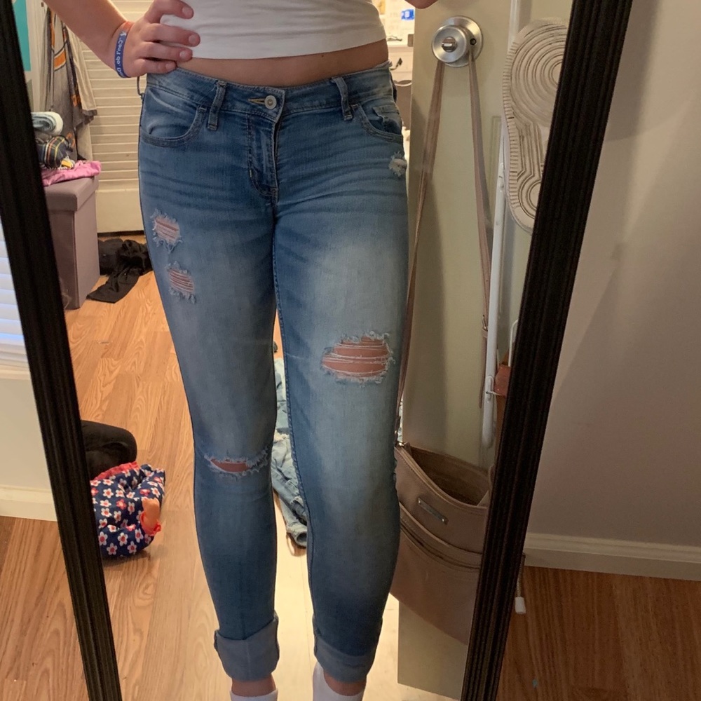 Hollister size one jeans